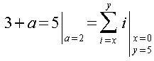 3+a=5 left lline 